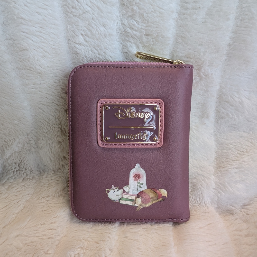 Loungefly Disney Beauty and the Beast Portrait Mini Backpack and Wallet Set - Picture 9 of 11